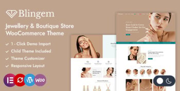 Blingem - Diamond Jewelry Store WooCommerce Theme
