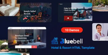 Bluebell - Hotel & Resort HTML Template
