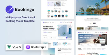 Bookinga - Vue 3 Multipurpose Booking and Directory Template