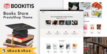 Bookitis - Books Store & Stationery Shop PrestaShop Theme