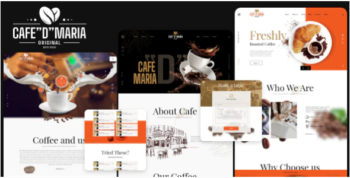 Café "D" Maria - Restaurant Template