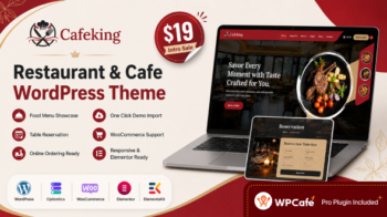 CafeKing - Restaurant WordPress Theme