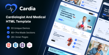 Cardia - Cardiologist and Medical HTML Template