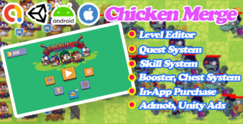 Chicken Merge - Unity Game Template