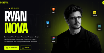 Codenova Personal Portfolio HTML Template