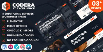 Codera - IT Solutions & Services WordPress Theme