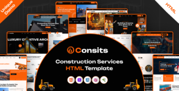 Consits - Construction & Industrial HTML Template