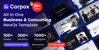 Corpox | Business Consulting React NextJs Template