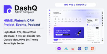 DashQ - Bootstrap HTML Admin Dashboard Template