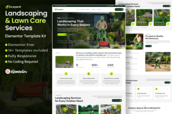 Ecyoard – Gardening & Landscaping Elementor Template Kit