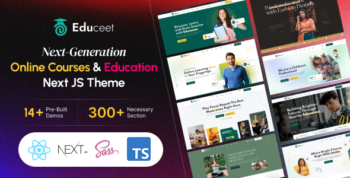 Educeet – University, Online Courses, School & Education Next JS Template