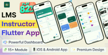 EduEx LMS | Instructor eLearning Flutter Full Application