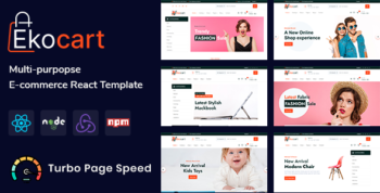 Ekocart - Multipurpose React eCommerce Template