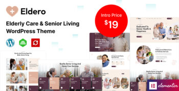 Eldero - Elderly Care & Senior Living WordPress Theme