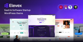 Elevex - SaaS & Software Startup WordPress Theme