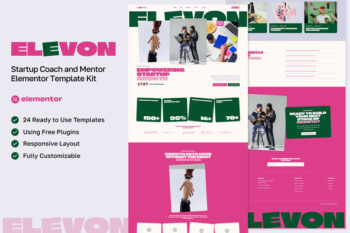 Elevon - Startup Coach & Mentor Elementor Template Kit