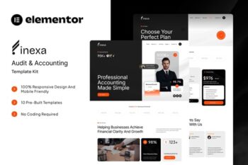 Finexa - Audit & Accounting Elementor Template Kit