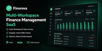 Finorova - Multi-Workspace Finance Management SaaS Platform
