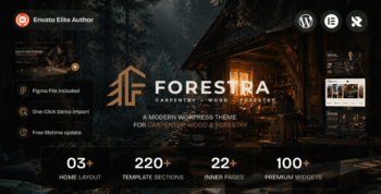 Forestra - Carpenter, Wood & Forestry WordPress Theme
