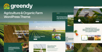 Greendy - Agriculture & Organic Farm WordPress Theme