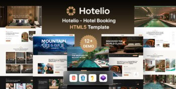 Hotelio – Luxury Hotel Resort & Mountain HTML5 Template