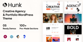 Hunk – Digital Agency & Portfolio WordPress Theme
