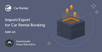 Import/Export Add-on: Car Rental Booking System
