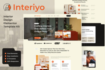 Interiyo - Interior Design Elementor Template Kit