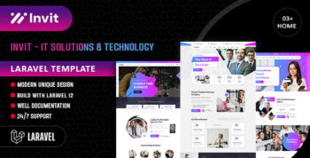 Invit - IT Solutions & Technology Laravel Template