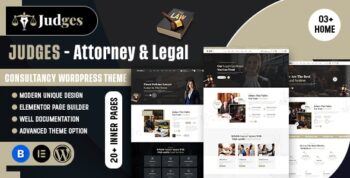 Judges - Attorney & Legal Consultancy WordPress Theme