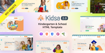 Kidsa - Kindergarten & School HTML5 Template