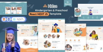 Kidsa - Kindergarten & School React  NEXT JS Template