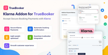 Klarna Payment Integration With TrueBooker