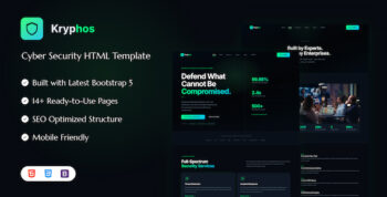 Kryphos - Cyber Security HTML Template