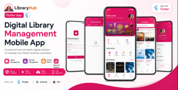 LibraryHub | Flutter App for Book Catalog & Member Services