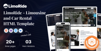 LimoRide - Limousine and Car Rental HTML Template
