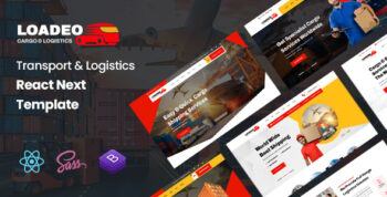 Loadeo - Transport & Logistics React NextJs Template