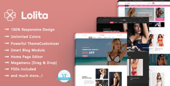 Lolita - Lingerie & Bikini PrestaShop Theme