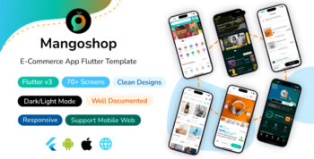 Mangoshop - E-Commerce App Flutter Template