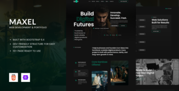 MaXel - Web Development & Portfolio Html Bootstrap Template