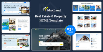 MaxLand - Real Estate & Property Listing HTML Template
