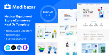 Medibazar - Medical Equipment Store eCommerce NextJs Template