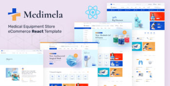 Medimela - Medical Equipment Store eCommerce React Template