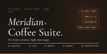 Meridian - Coffee HTML Template