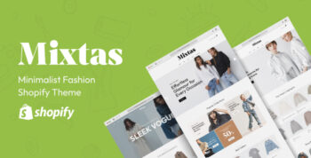 Mixtas - Minimalist Fashion Shopify Theme OS 3.0 (Theme Block)