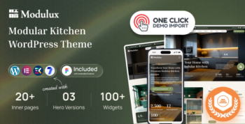 Modulux - Modular Kitchen WordPress Theme