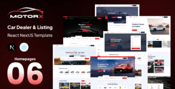 Motorx - Car Dealer & Listing React NextJS Template