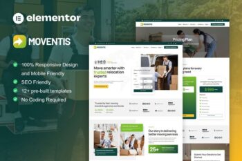Moventis - Moving Company & Relocation Service Elementor Pro Template Kit