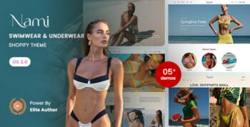 Nami -  Swimwear & Underwear Shopify 2.0 Theme