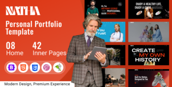 Natha – Personal Portfolio HTML Template